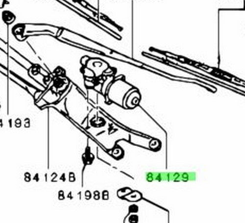 NEW Genuine Mitsubishi Windshield Wiper Motor OEM 8250A1561