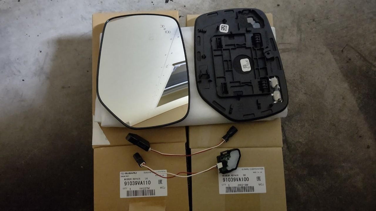 NEW Genuine Subaru Mirror Repair Set Right Left OEM 91039-VA100 91039-VA1100