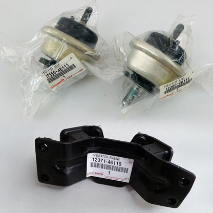 OEM TOYOTA SUPRA 1993-1998 TURBO 3.0L 6 SPEED MOTOR MOUNTS X 3 12360-46111