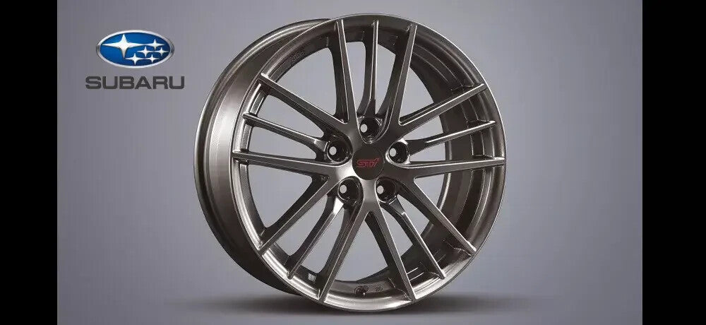 STI WHEEL 18x7.5J 48 55 5-114.3 BLACK For SUBARU LEVORG VN SG217VC020