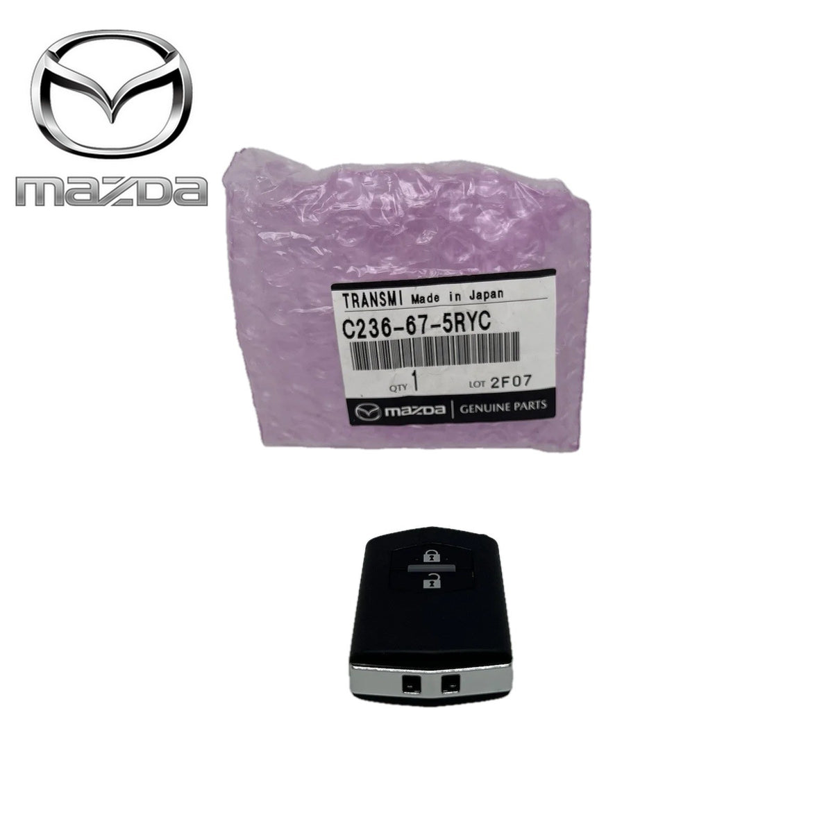 Genuine Mazda Keyless Entry Remote Transmitter C236-67-5RYC0