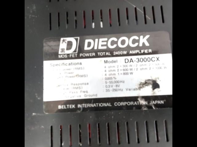 DIECOCK DA-3000CX 2-channel power amplifier1