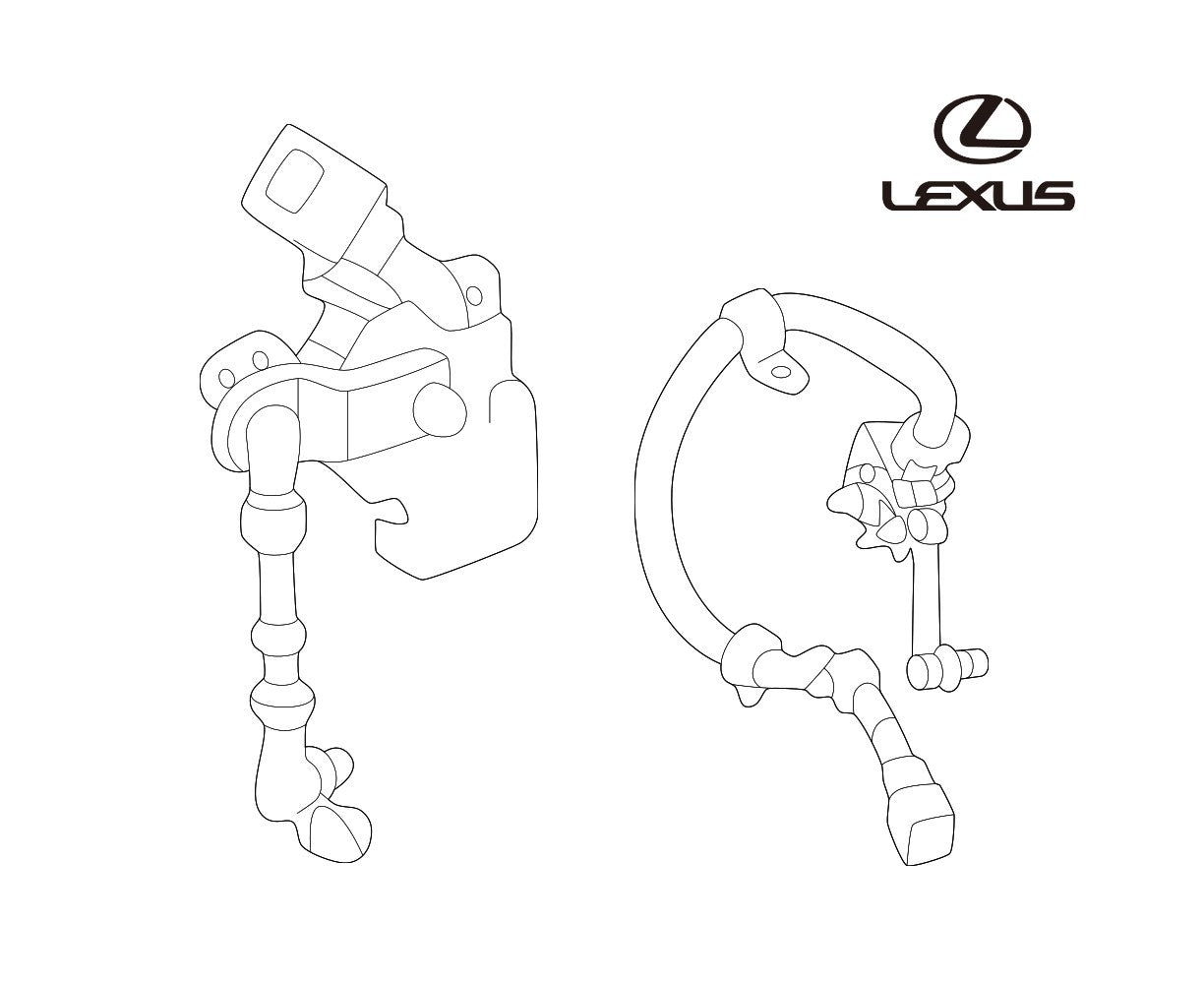 Genuine TOYOTA Lexus Height Control Sensor Front Rear LH 89406-24050 89408-240600