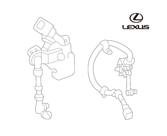 Genuine TOYOTA Lexus Height Control Sensor Front Rear LH 89406-24050 89408-240600