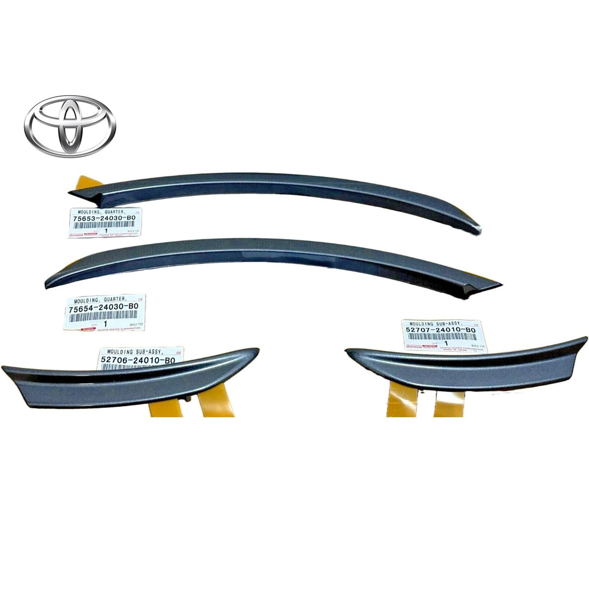 Lexus Genuine RC-F Rear Quarter Outside Fender Molding Left Right Gray 1H9 OEM
