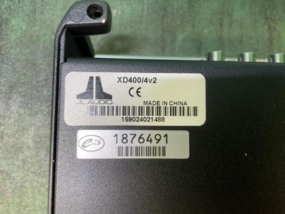 2JL Audio [JL-XD400/4V2] XDM Car and Marine Amplifier4 Channel Full-Range Amp V26