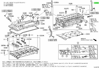 OEM Genuine TOYOTA Lexus Engine Hanger No.2 Bracket 12282-36021 12282360210