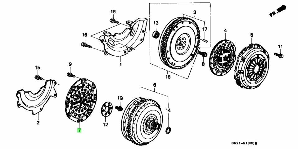OEM HONDA PLATE, DRIVE EG6 Del So 26251-P00-N000