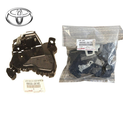 Genuine Toyota Hiace GDH201V Front Door Lock Pair 69030-26140 69040-261700
