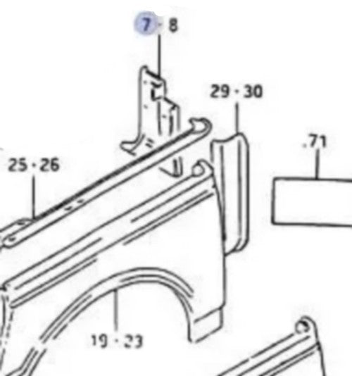 OEM Genuine Suzuki Jimny RearEndPanel Assembly BodyRepair 63310-80001 63310800011