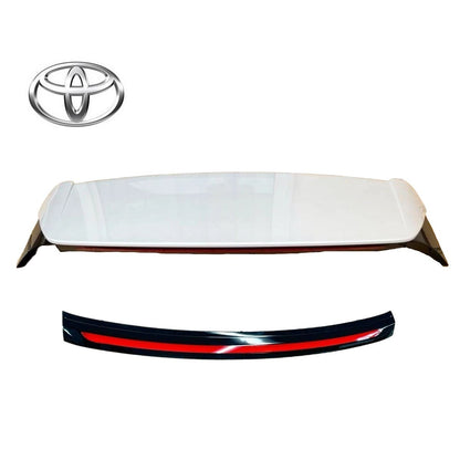 Rear Roof Spoiler with 3rd Brake Light OEM Toyota 80 Harrier Venza 070 Pearl JDM0