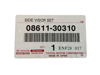 Genuine Lexus GS250 GS350 GS450h OEM Window Rain Guard Visor Set 08611-303101