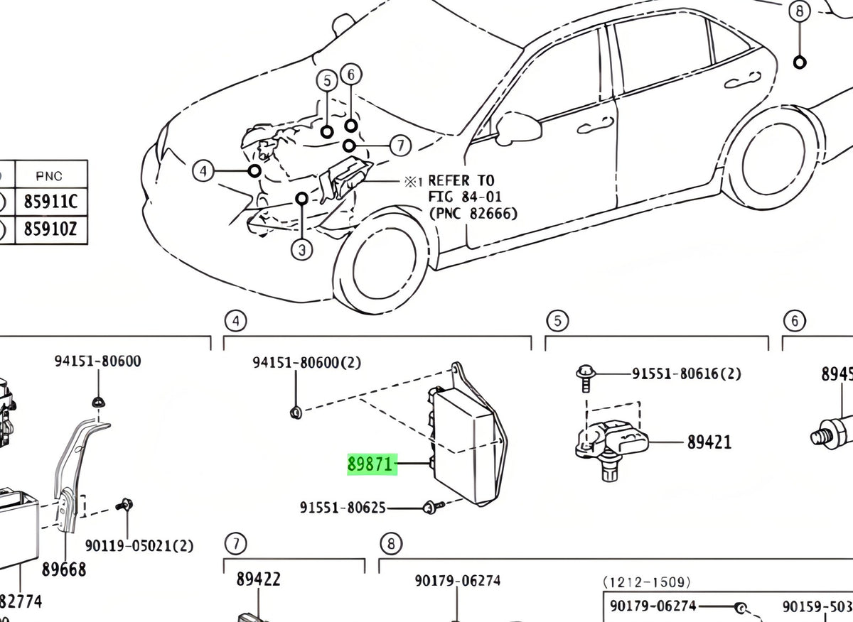Genuine Toyota Lexus GS GS F IS RC F LC500 Crown Injector Driver 89871-300400