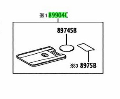 Genuine Lexus RX270 RX350 RX450h Electrical Card Key Transmitter 89994-480811