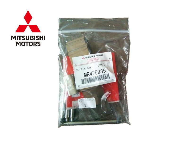 Genuine Mitsubishi Lancer Evo 8 9 CT9A Front Brake Caliper Clip Set MR4759350