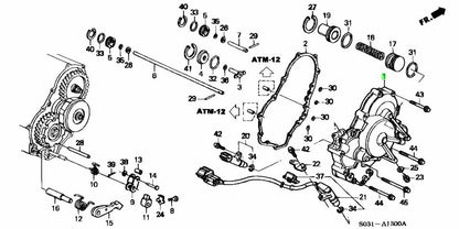 OEM Honda Acura Integra AT Right Side Cover 21240-P4X-000 Genuine0