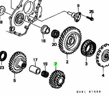 OEM Honda Integra Civic CR-V Domani AT Countershaft Fourth Gear 23471-P4P-A001