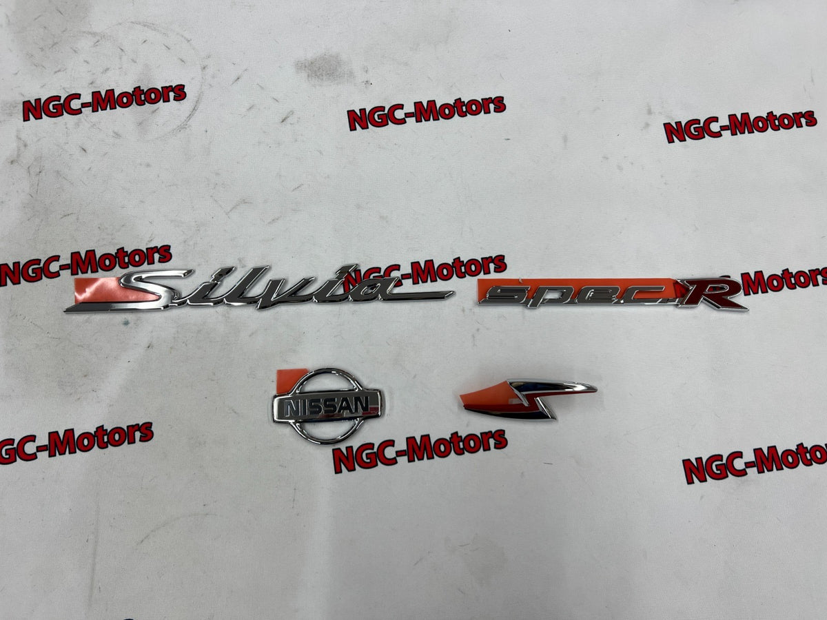 S15 Silvia Emblem Badge Set of 5 Nissan Genuine