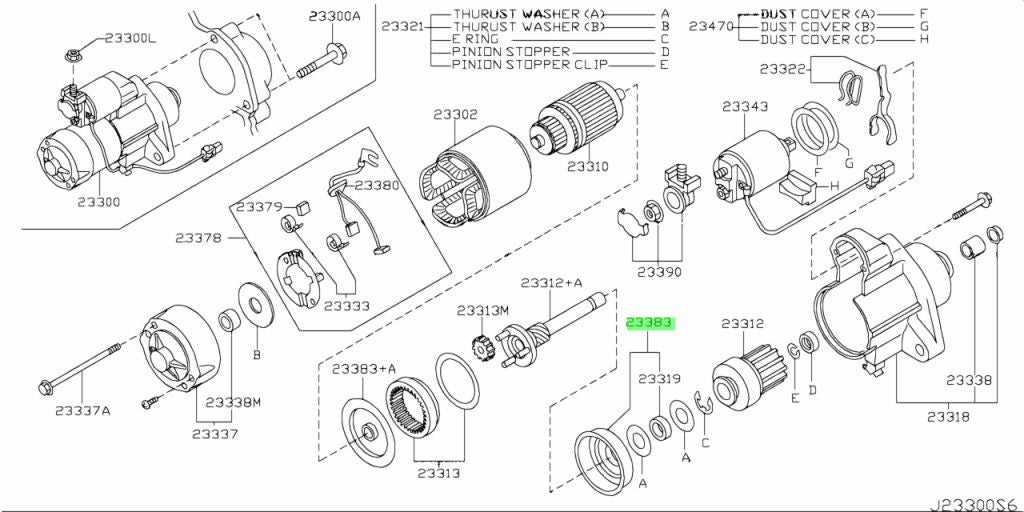 NEW Genuine Nissan Center Mounting Bracket Assembly OEM 23383-EN20A0