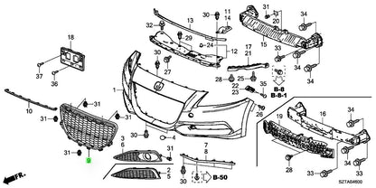 Honda Genuine CR-Z ZF2 Front Grill 71121-SZT-J01 JCM OEM JAPAN
