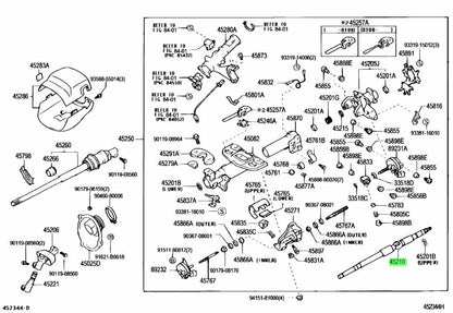 Toyota OEM Steering Shaft Assy 45210-50060 – LS430 Celsior 3UZFE Genuine NEW OEM1