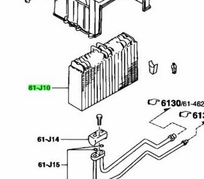 OEM Mazda A/C Evaporator L/R RX-7 FD3S F110-61-J101