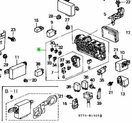 OEM Honda Integra DB8 DC2 Joint Box Assembly 38200-ST7-N01 Genuine1