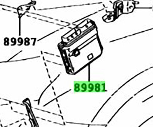 OEM Genuine TOYOTA Lexus HS250H Hybrid Vehicle Control Computer ECU 89981-751201
