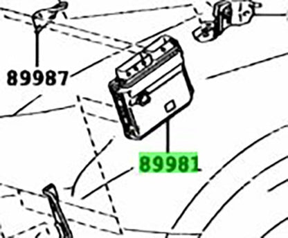 OEM Genuine TOYOTA Lexus HS250H Hybrid Vehicle Control Computer ECU 89981-751201