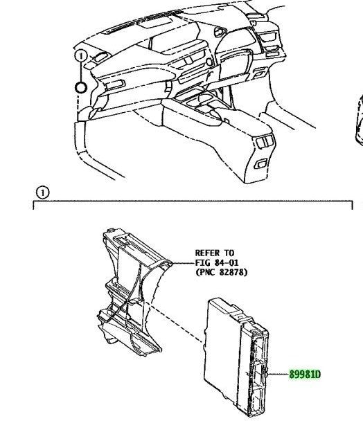 Genuine TOYOTA Lexus UX300E EV ControlComputer ECU Module 89981-76340 89981763401