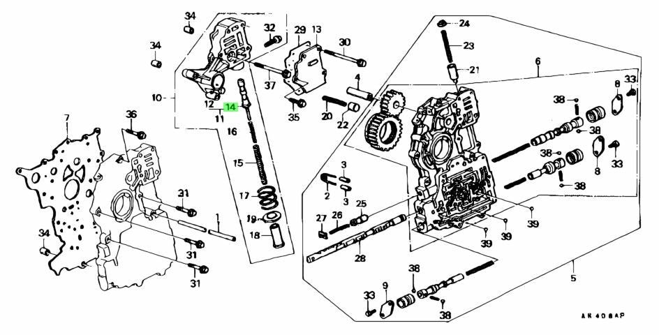 HONDA ACURA GENUINE OEM NSX Valve, Regulator AT Regulator ☆ 27221-PC9-000 ☆0