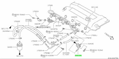 OEM Genuine Nissan FUEL PRESSURE REGULATOR Silvia 22670-65F01 2267065F01 NEW1