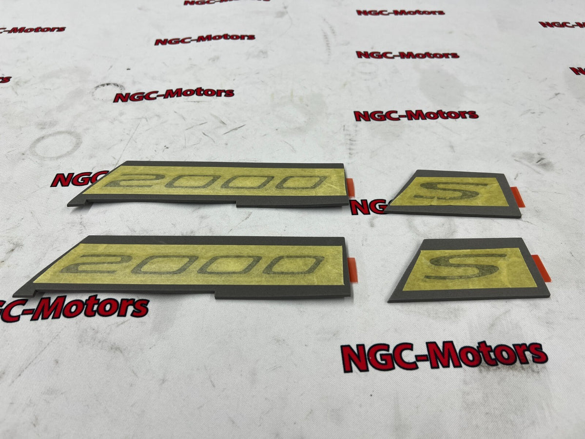 HONDA S2000 AP2 2008-2009 Genuine Fender Side Black Emblem Badge RH & LH Set OEM