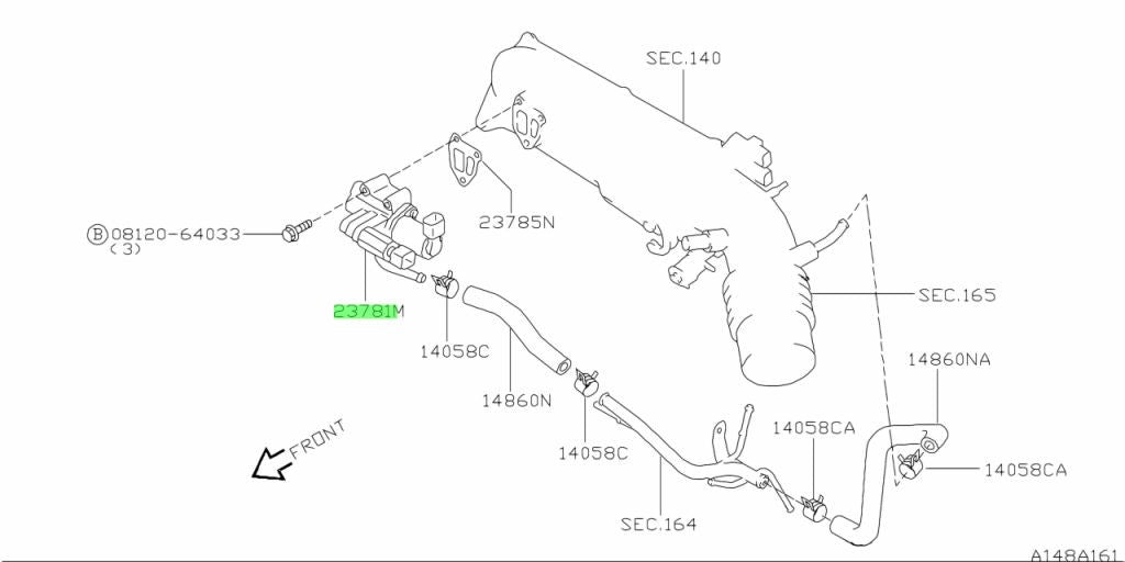 NEW Genuine Nissan Primera P11 Idle Air Control Valve 23781-5J2001