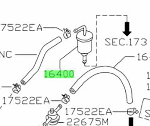 OEM STRAINER ASSEMBLY, FUEL Genuine Nissan GT-R R33 BCNR33 AY505-NS0041