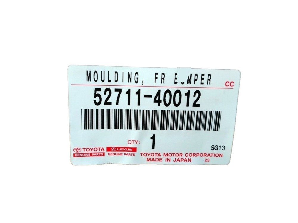 52711-40012 Toyota Moulding, front bumper 5271140012, New Genuine OEM Part0