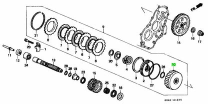 OEM Honda Integra Civic CR-V Del Sol AT Clutch Guide L-H 22671-P24-J12 Genuine1