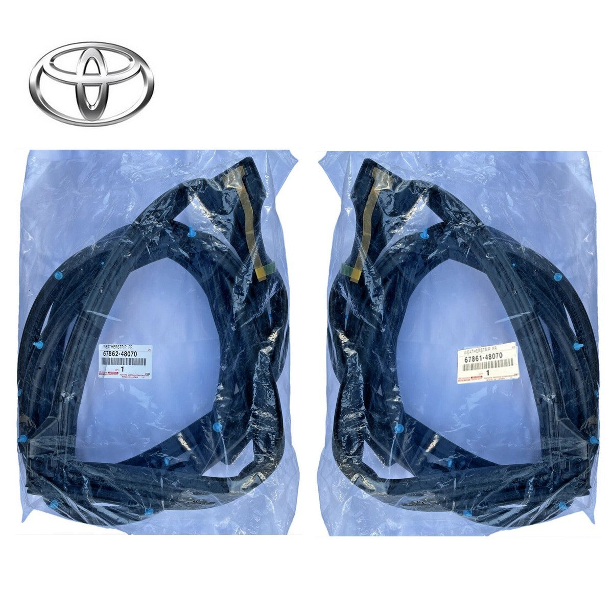 Genuine LEXUS RX270/350/450H FrontDoorWeatherstrip RH LH 67861-48070 67862-480700
