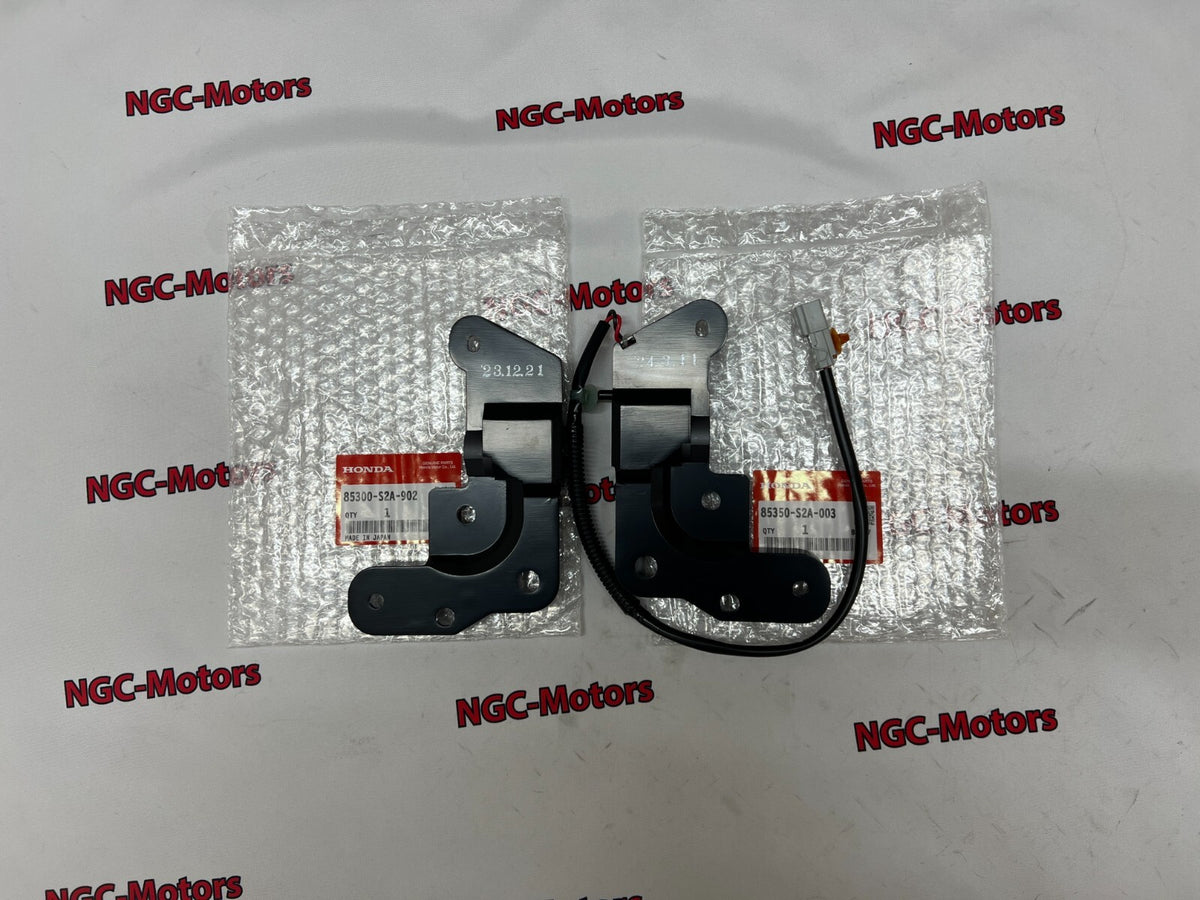 HONDA S2000 AP1 AP2 00-09 OEM HARDTOP REAR SIDE CATCHER BRACKET PAIR SET GENUINE