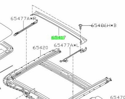 NEW Genuine Subaru Sunroof Drain Assembly OEM 65417-FG0001