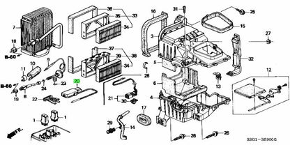 NEW Genuine Honda A/C Thermostat Air Conditioner HVAC OEM 80430-S50-0031