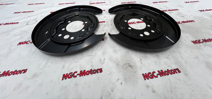 Genuine Nissan Rear Brake Backing Plate LH＆RH SET 44020-WL001 44030-WL001 NEW