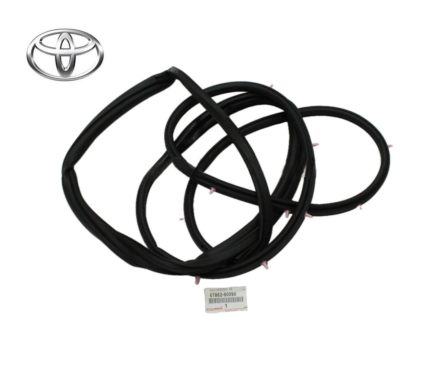 【NEW】Toyota Genuine Land Cruiser Prado WEATHERSTRIP, FRONT DOOR, LH 67862-600900