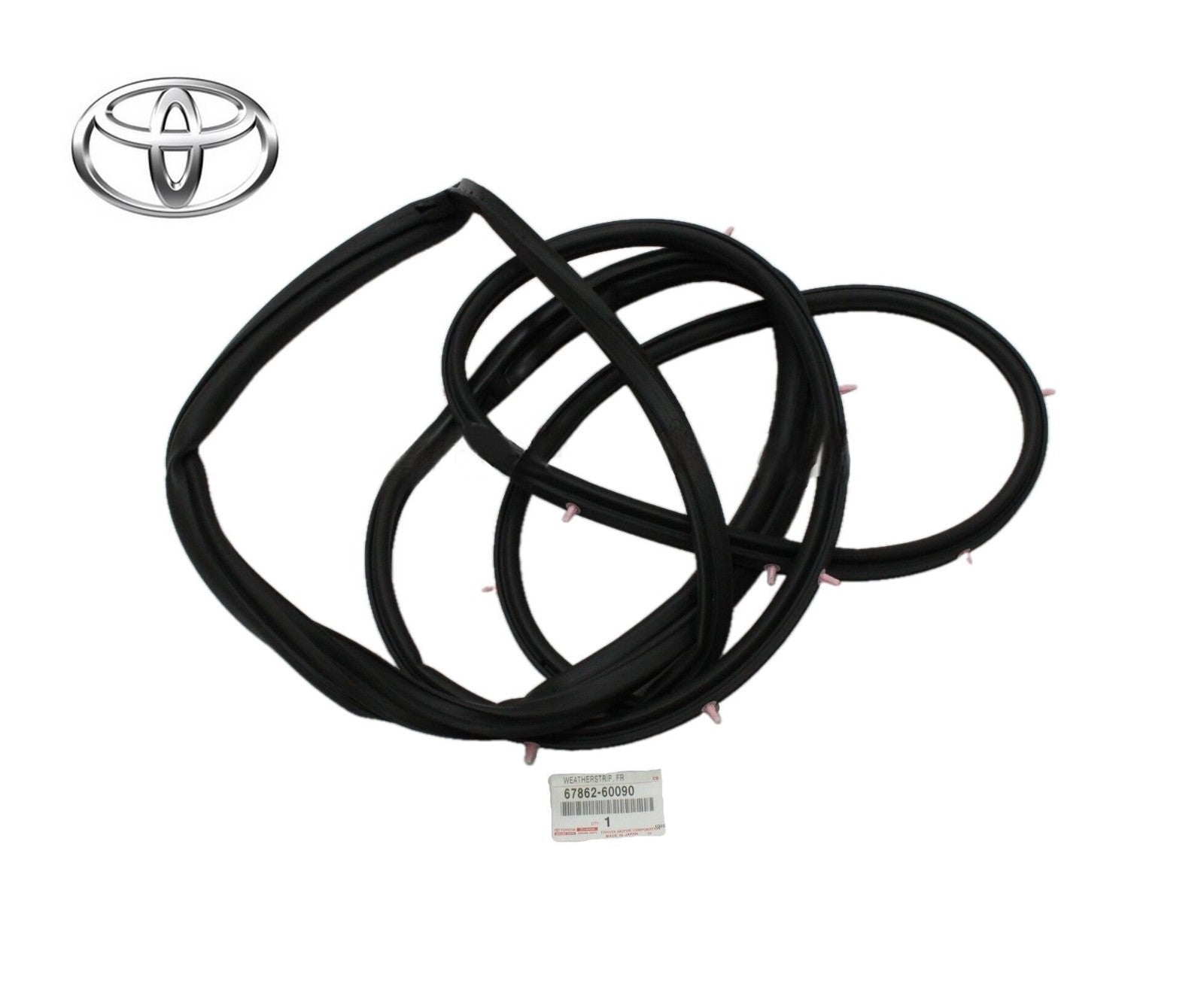【NEW】Toyota Genuine Land Cruiser Prado WEATHERSTRIP, FRONT DOOR, LH 67862-600900