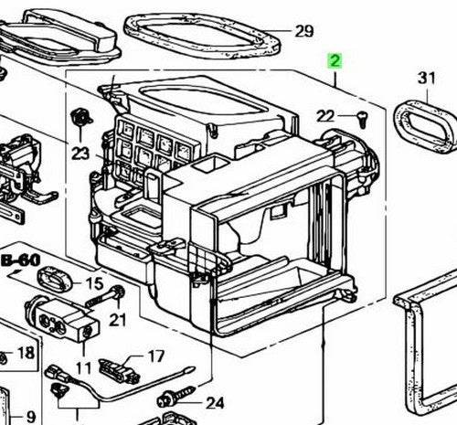 OEM BLOWER SUB ASSY. Genuine Honda S2000 AP2 79305-S2A-003