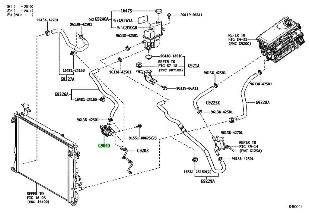 Genuine Toyota Lexus Hybrid Inverter Water Pump Assy OEM G9040-480601