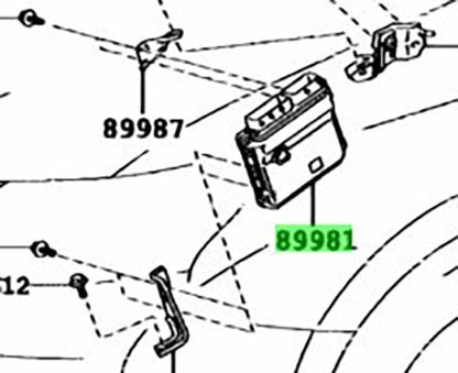 TOYOTA Lexus HS250H Hybrid Vehicle Control Computer ECU 12/14-08/15 89981-752111