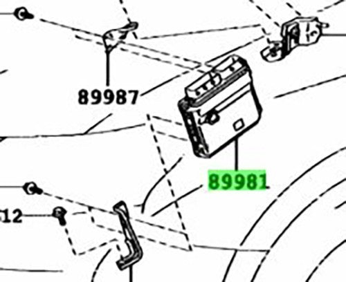 TOYOTA Lexus HS250H Hybrid Vehicle Control Computer ECU 12/14-08/15 89981-752111