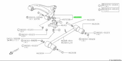 46200-50830-000 Suzuki Arm set,rr spnsn 4620050830000, New Genuine OEM Part1