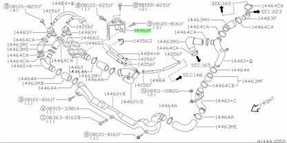OEM BRACKET, AIR INLET PIPE Genuine Nissan GT-R R33 BCNR33 14467-24U001